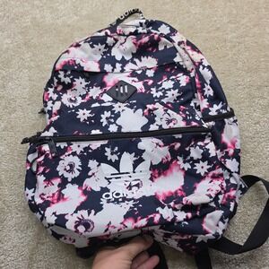 adidas black flower backpack Everyday Essential "Black-Flower" adidas Women's Classic Flower Backpack,